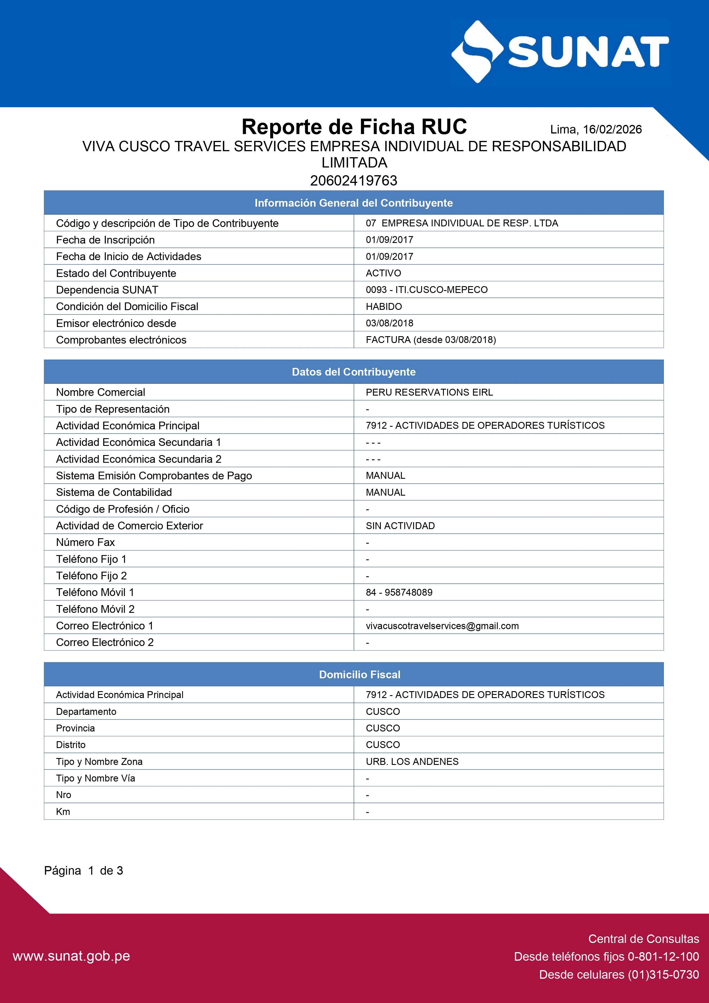 Ficha RUC - SUNAT - Page 1